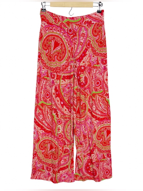 Lauren Ralph Lauren Pants - Lauren Ralph Lauren Pants XS Jersey Knit Palazzo Paisley Wide Leg Pull On